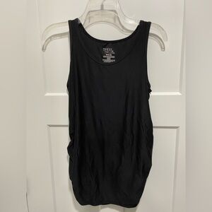 Time and Tru Black Maternity Tank Top